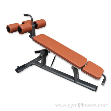 Fitness gym equipment horizontal adjustable weight bench